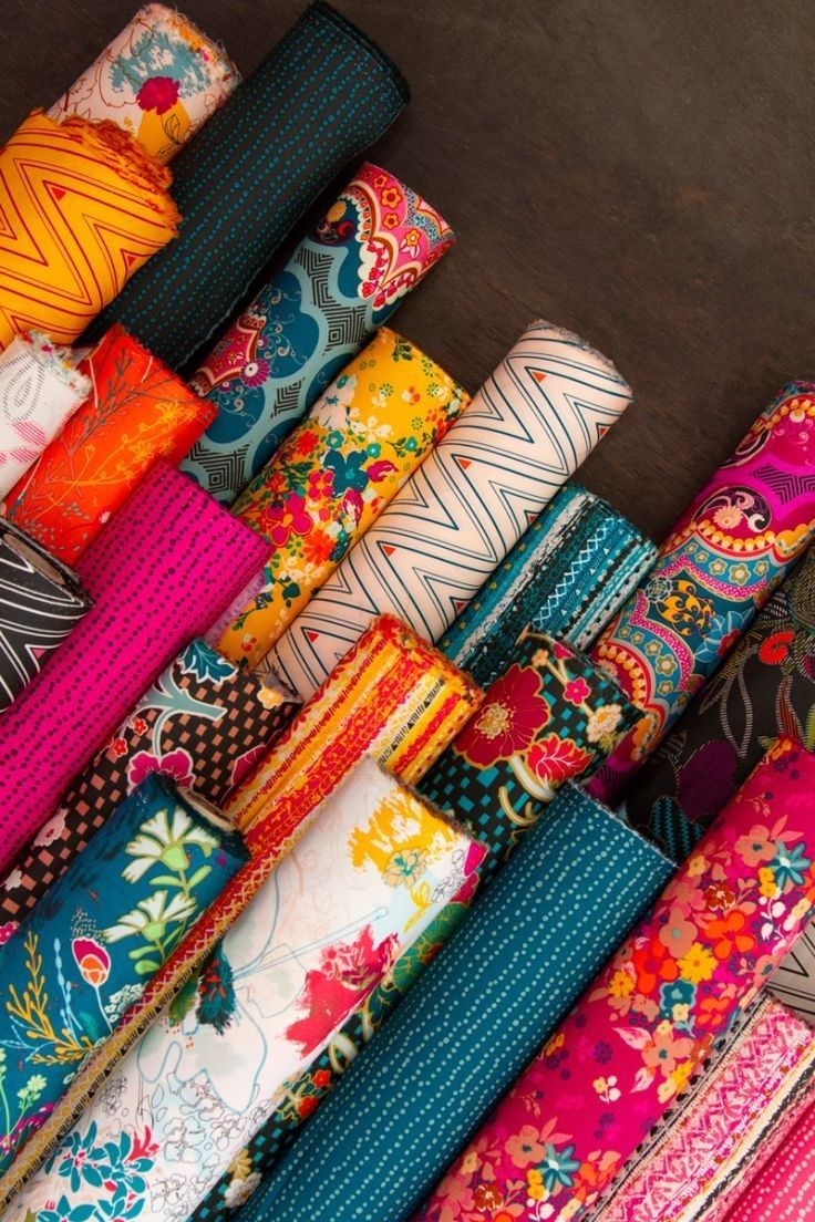 Contoh kain dengan berbagai motif hasil sublimation printing
