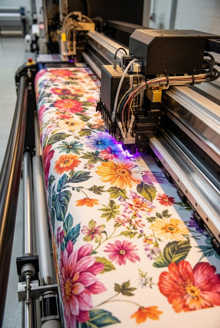 Mesin printing kain untuk proses sublimation printing
