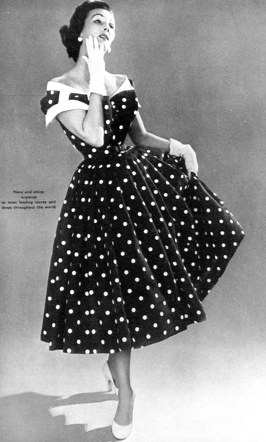 Sejarah motif polka dot