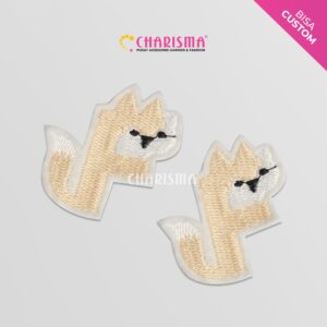 Patch Bordir Alfabeth - Huruf F