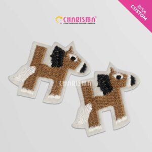 Patch Bordir Alfabeth - Huruf H