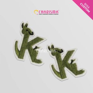 Patch Bordir Alfabeth - Huruf K