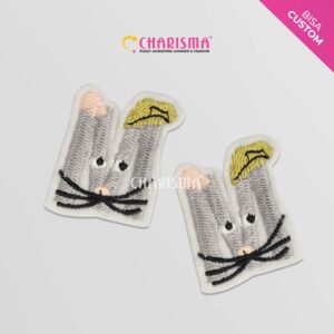 Patch Bordir Alfabeth - Huruf M