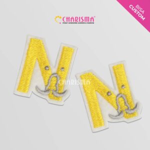 Patch Bordir Alfabeth - Huruf N