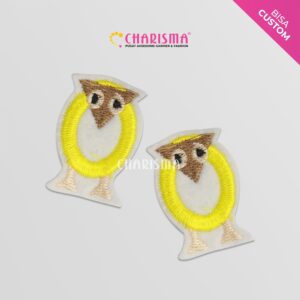 Patch Bordir Alfabeth - Huruf O