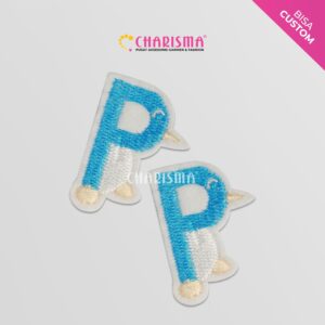 Patch Bordir Alfabeth - Huruf P