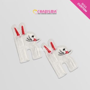 Patch Bordir Alfabeth - Huruf R