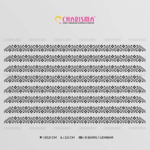 Charisma Mote Gosok Custom-MG.GARIS316/SILVER