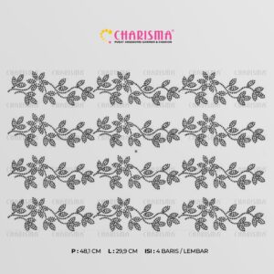 Charisma Mote Gosok Custom-MG.GARISDAUN02/SILVER