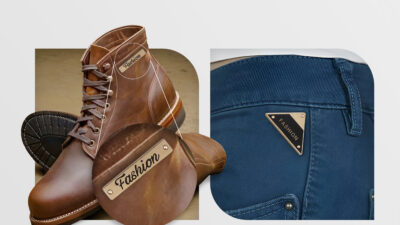 Charisma Label Plat Besi