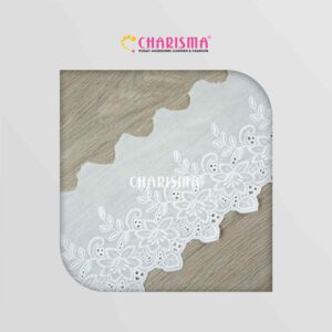 Charisma Renda Katun PUTIH TL 5187.09.B2 - Lebar (15,5cm)