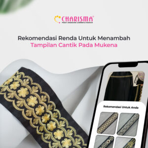 Renda Bordir RN 74 ABTY HCM 6,6 CM