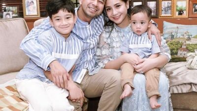 Baju Lebaran Keluarga Nagita Slavina