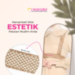 Charisma Renda India untuk gams, tunik, abaya, rok, blouse, koko dan mukena.