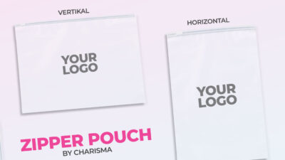 Custom Kemasan Charisma Zipper Lock Pouch