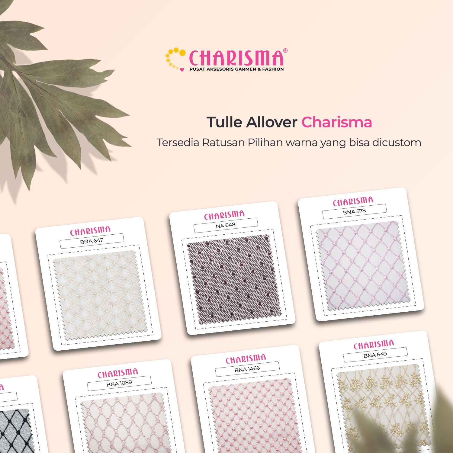 Ragam motif kain tile yang bisa kamu dapatkan di Charisma