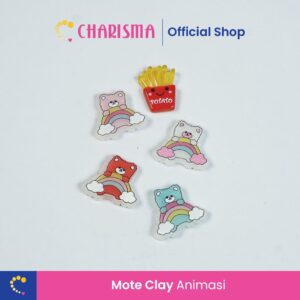 Charisma Resin Clay Sticker 3D Timbul