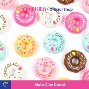 Charisma Mote Resin Clay Bentuk Donut