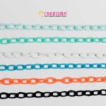 manik berbentuk chain atau rantai untuk membuat strap masker, strap phone atau gantungan.