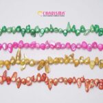 mutiara air tawar merupakan manik-manik berbahan batu kaca untuk membuat aksesoris gelang, kalung dan tasbih