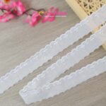 renda katun warna putih untuk aksesoris pakaian