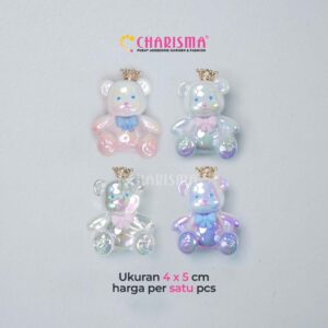 Charisma Mote Clay Motif Little Baby Bear Boy