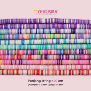 Mote Clay Polymer Mix- Clay Beads Spacer Bahan Craft