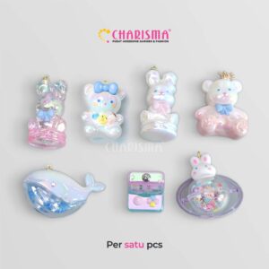 Charisma Mote Clay Charm - Manik Batu Kerajinan / Aksesoris DIY