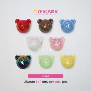 Charisma Mote Clay Beruang MT-B001 - Mote Resin Hiasan Tempel