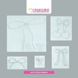 Charisma Mote Gosok Premium Ribbon Edition - Mote Press Motif Pita/ Harga Per Pcs