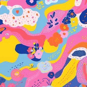 Charisma Printing Fabric Desain PRT MOTIF M-225