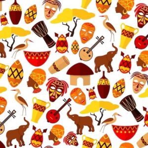 Charisma Printing Fabric Desain PRT MOTIF M-507