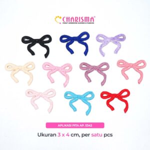Charisma Aplikasi Patch Pita Ap 5342 - Aplikasi Bordir - Aksesoris Baju/Tempelan - Harga Per Pcs