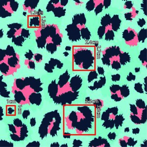 Charisma Printing Fabric Desain PRT MOTIF M-236