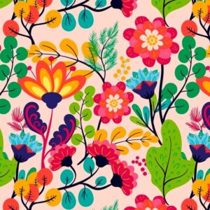 Charisma Printing Fabric Desain PRT MOTIF M-272