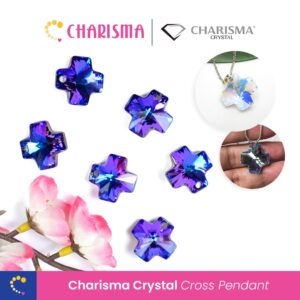 Charisma Crystal Austria Premium Quality - Cross Pendant 6866 / Liontin Salib / Original Crystal