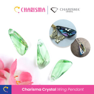 Charisma Crystal Austria Premium Quality Wing Pendant - Kristal Mutiara Premium Quality